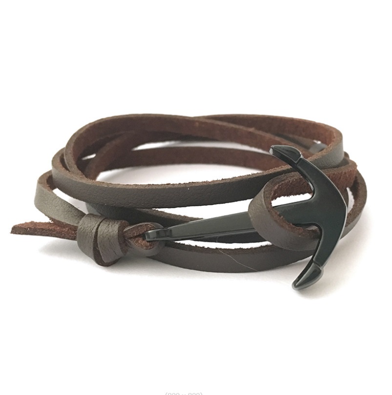 PU Leather Adjustable Bracelet For Men 
